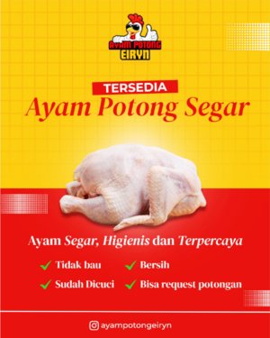 Ayam Potong Eiryn, Berkualitas, Bersih dan Segar