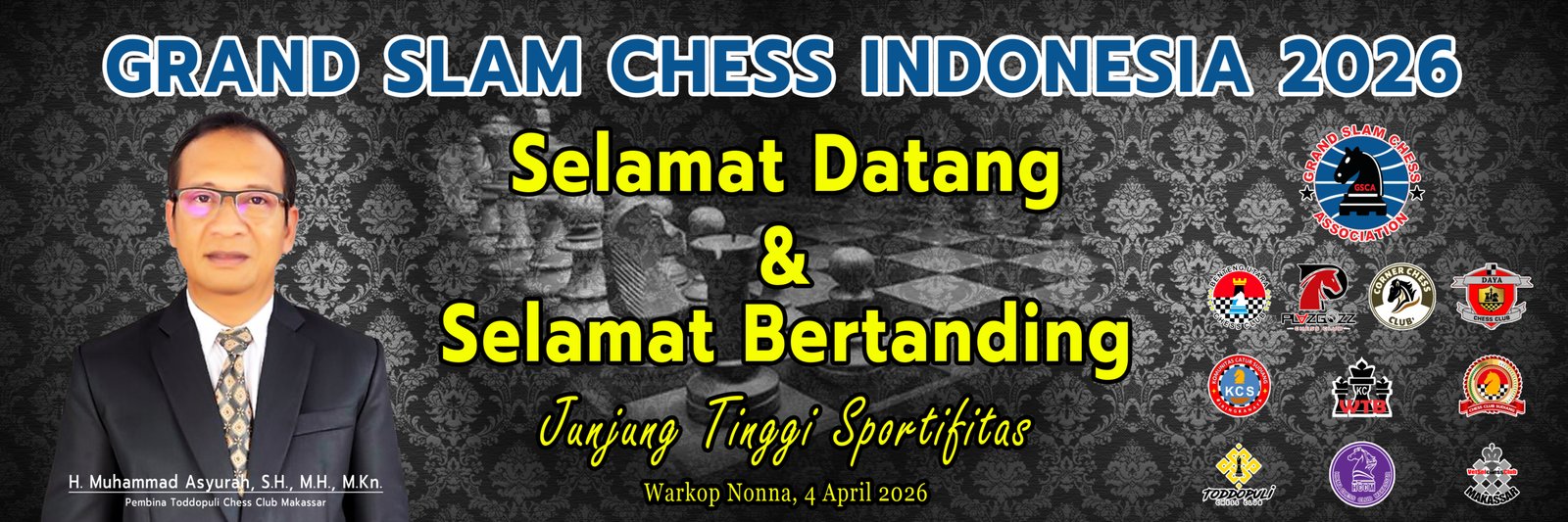 Seri 3 Grand Slam Chess Indonesia Musim 1 akan Check Mate pada 4 April 2026