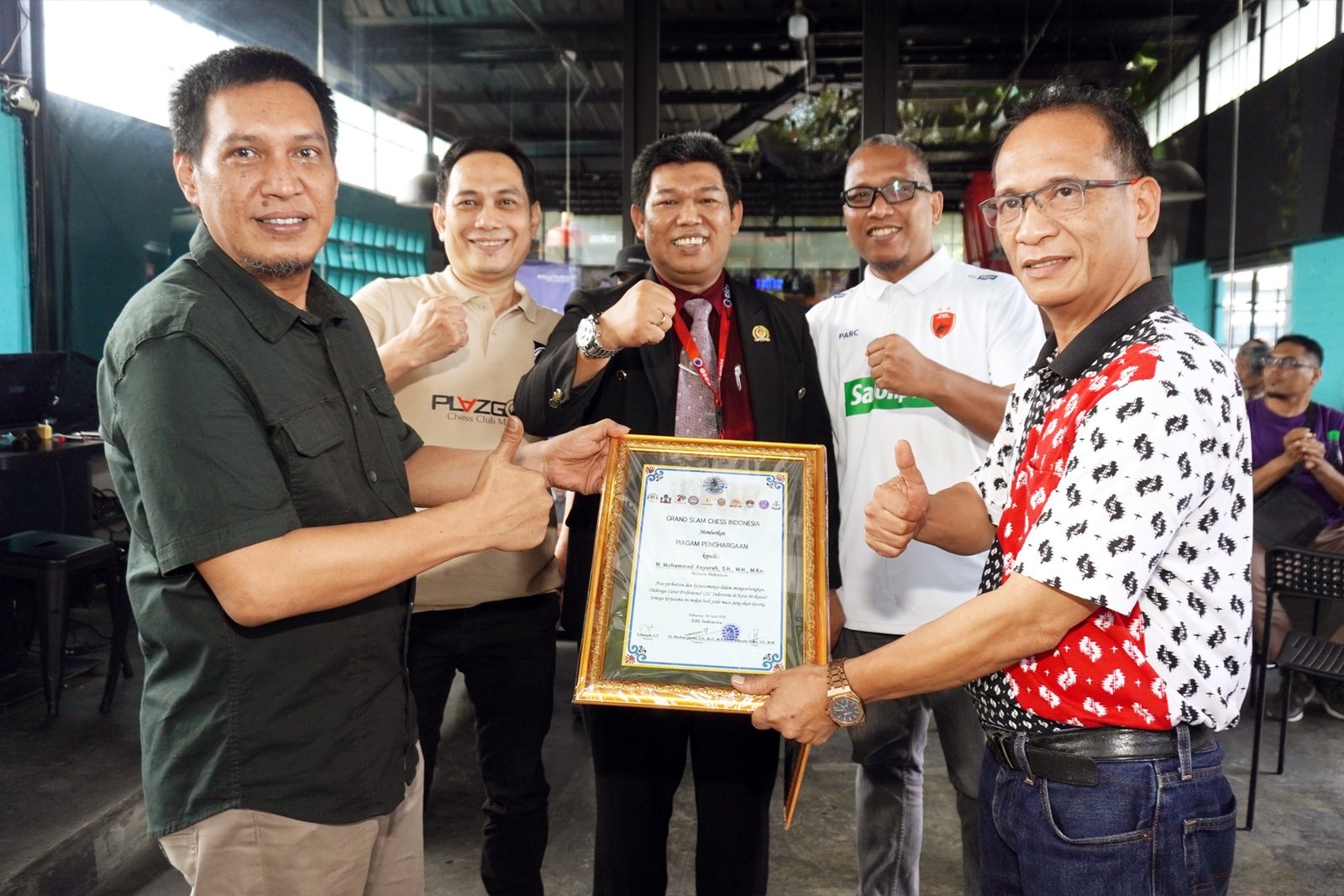 Grand Slam Chess Association Seri Ke-4 Sukses Dilaksanakan di Plazgozz Cafe Pettarani Makassar